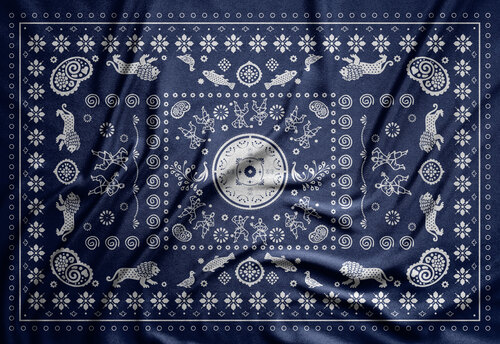 სუფრა / კინტო / ლურჯი